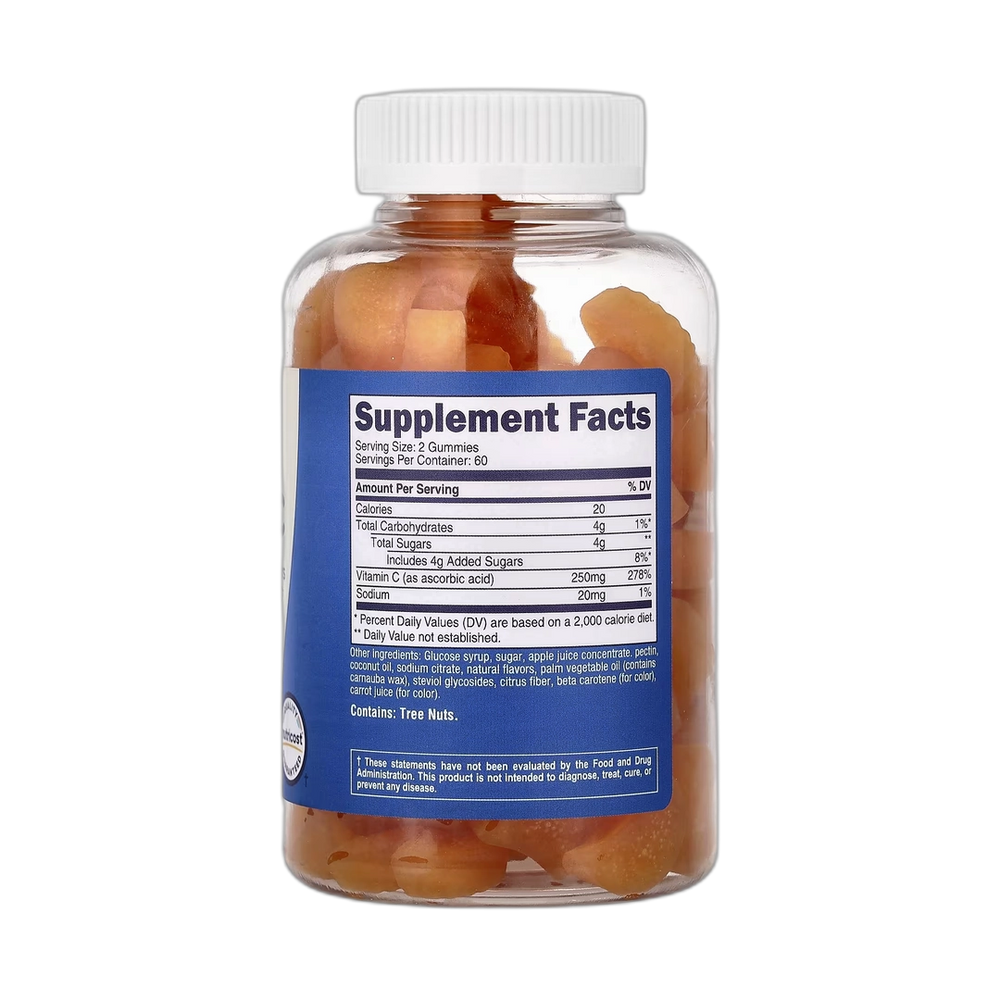 Nutricost, Kids, Vitamin C Gummies, Ages 4+, Orange, 120 Gummies