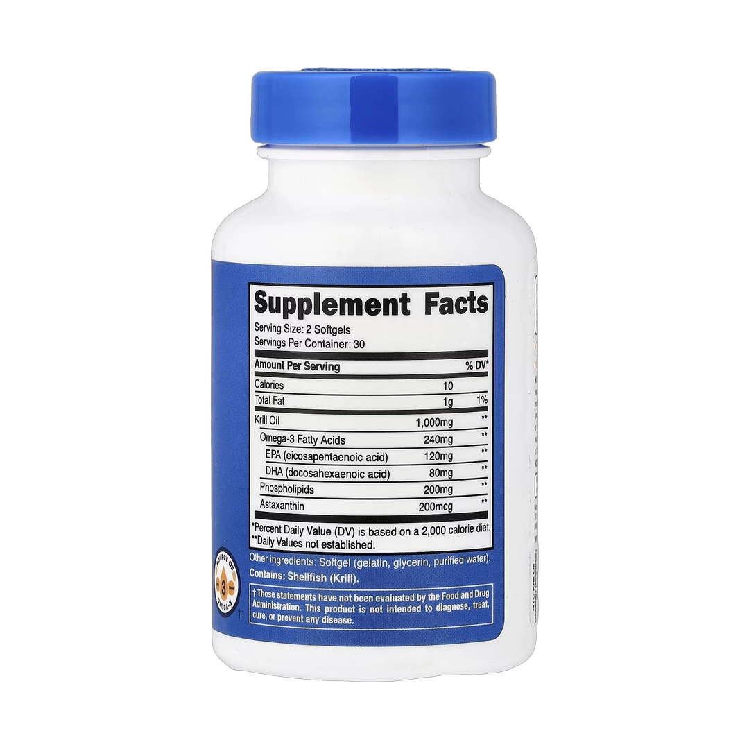 Nutricost, Krill Oil, 60 Softgels