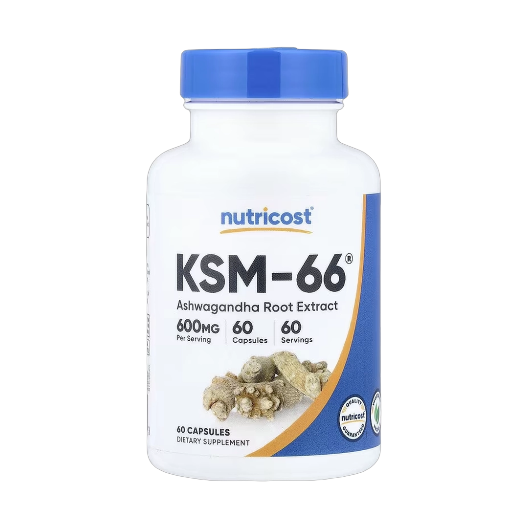 Nutricost, KSM-66®, Ashwagandha Root Extract, 60 Capsules