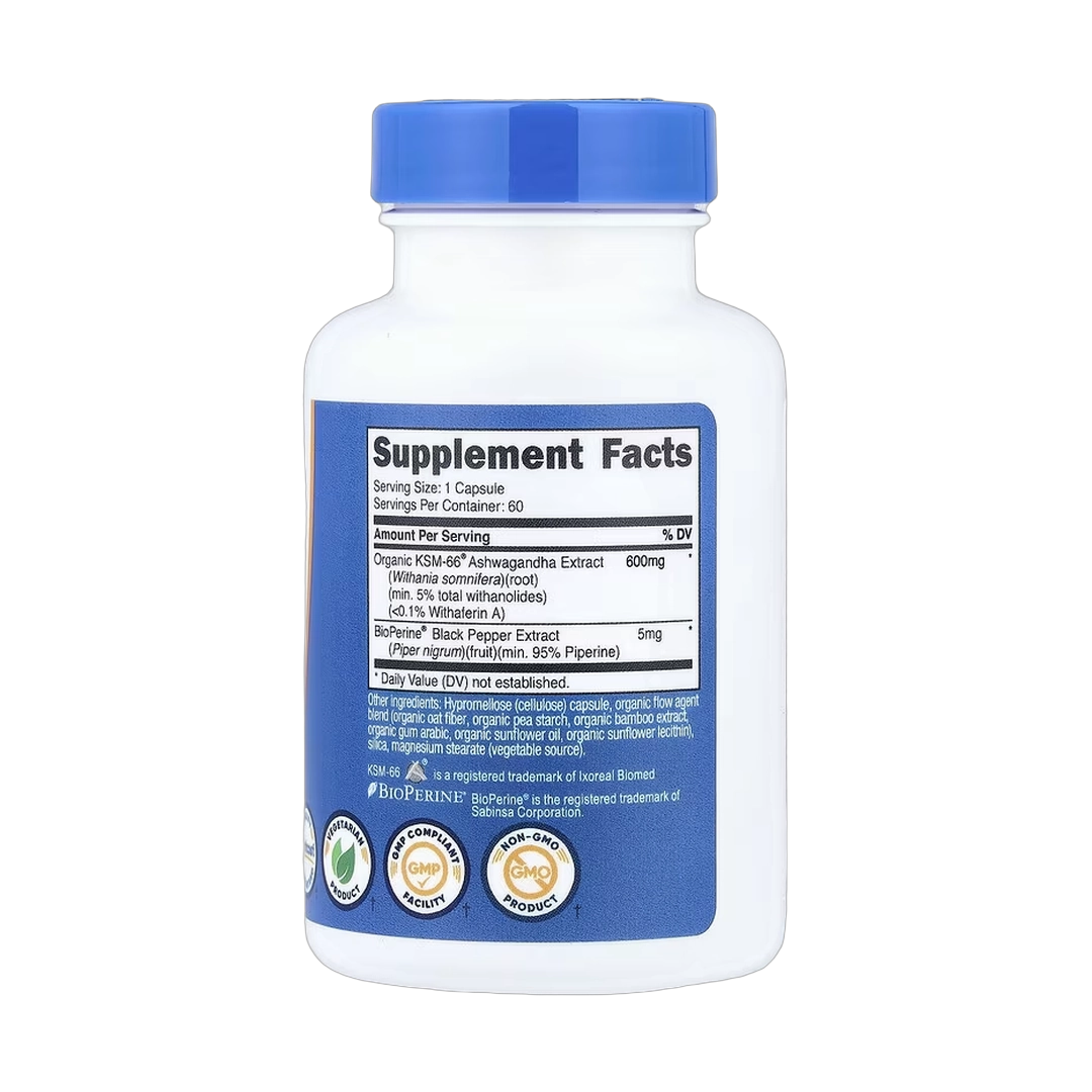 Nutricost, KSM-66®, Ashwagandha Root Extract, 60 Capsules