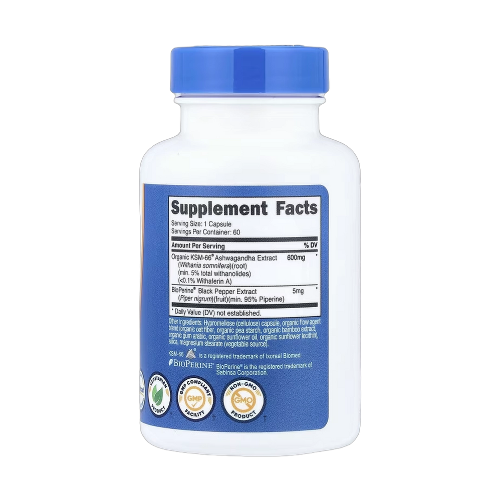 Nutricost, KSM-66®, Ashwagandha Root Extract, 60 Capsules