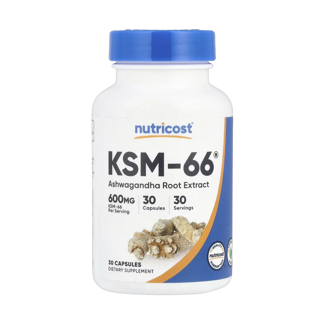 Nutricost, KSM-66, Ashwagandha Root Extract, 600 mg, 30 Capsules