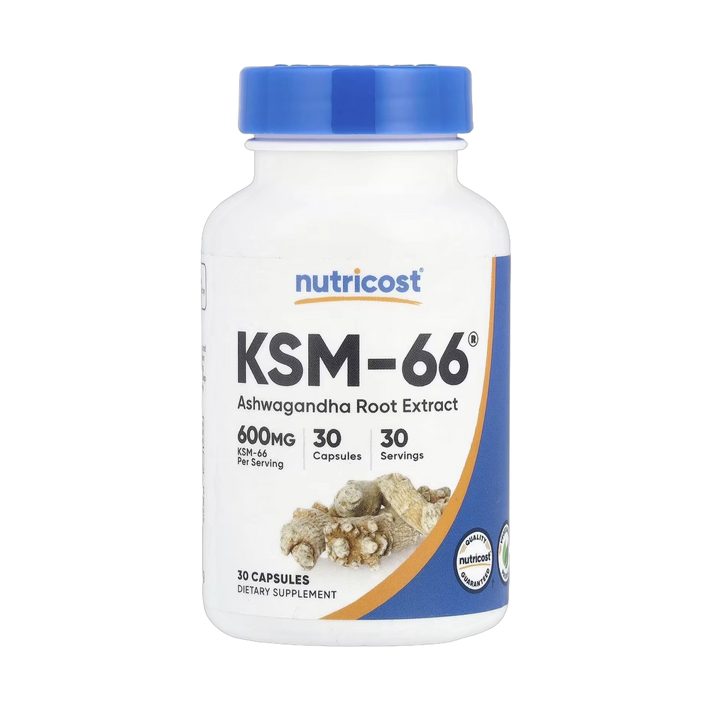 Nutricost, KSM-66, Ashwagandha Root Extract, 600 mg, 30 Capsules