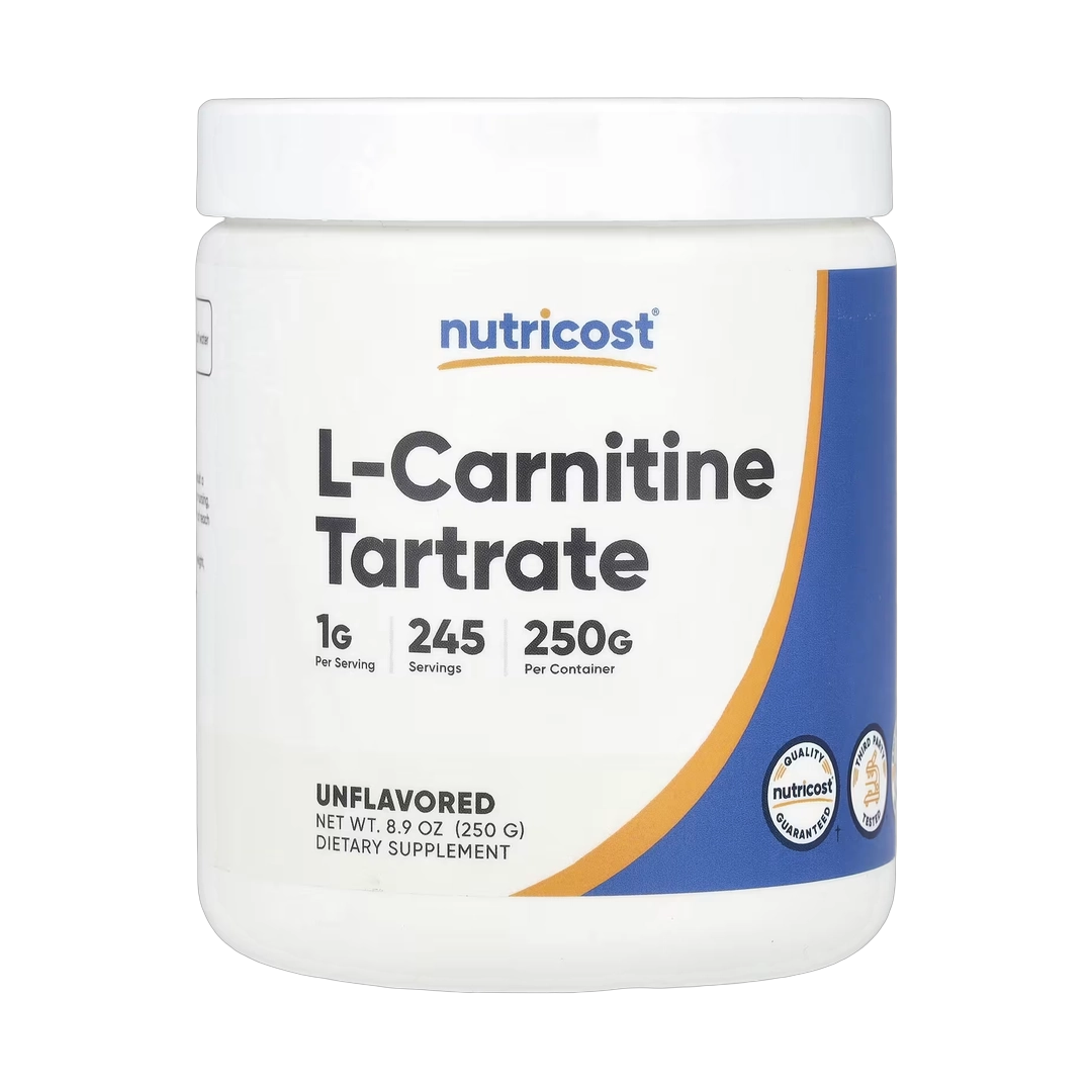 Nutricost, L-Carnitine Tartrate, Unflavored, 8.9 oz, 250 g