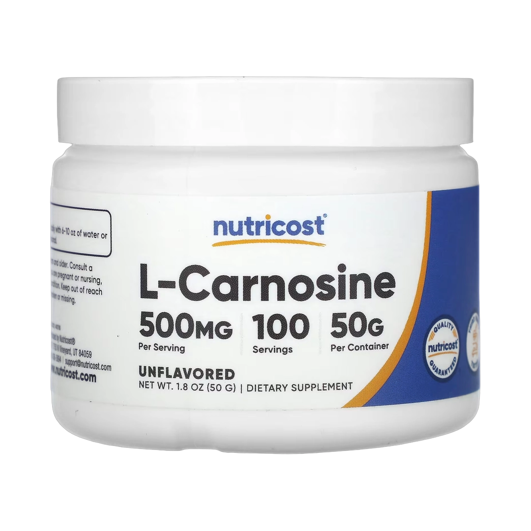 Nutricost, L-Carnosine, Unflavored, 1.8 oz, 50 g