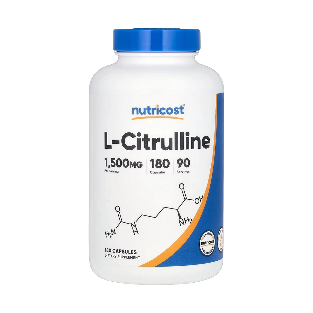 Nutricost, L- Citrulline, 180 Capsules