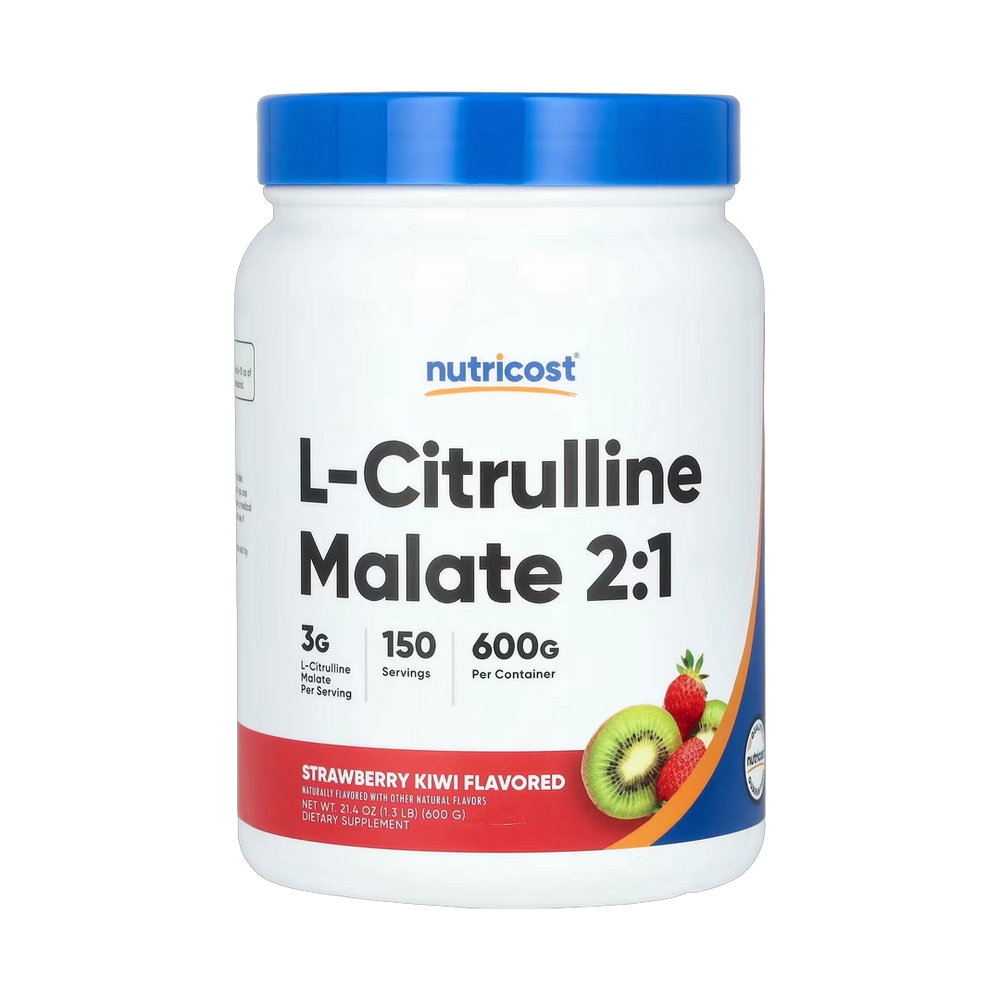 Nutricost, L-Citrulline Malate 2:1, Strawberry Kiwi, 21.4 oz, 600 g