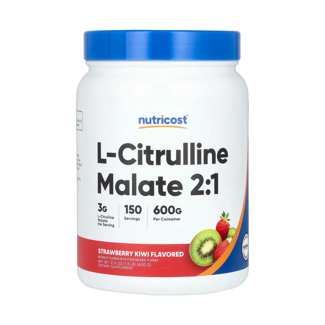 Nutricost, L-Citrulline Malate 2:1, Strawberry Kiwi, 21.4 oz, 600 g