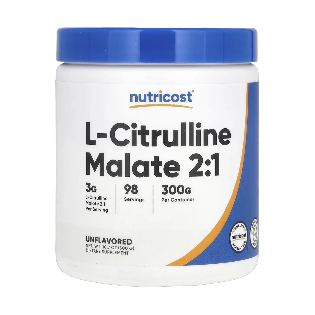 Nutricost, L-Citrulline Malate 2:1, Unflavored, 10.7 oz, 300 g