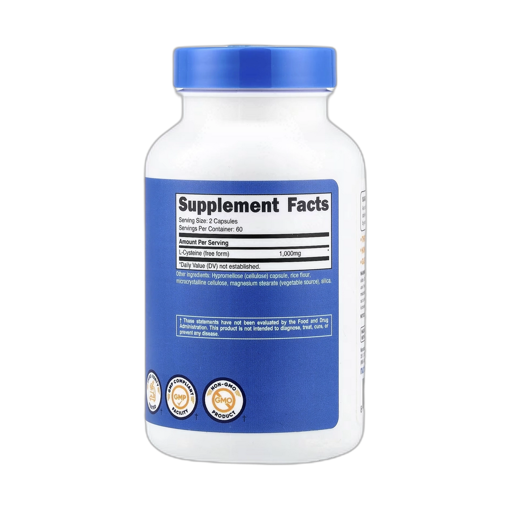 Nutricost, L-Cysteine, 120 Capsules