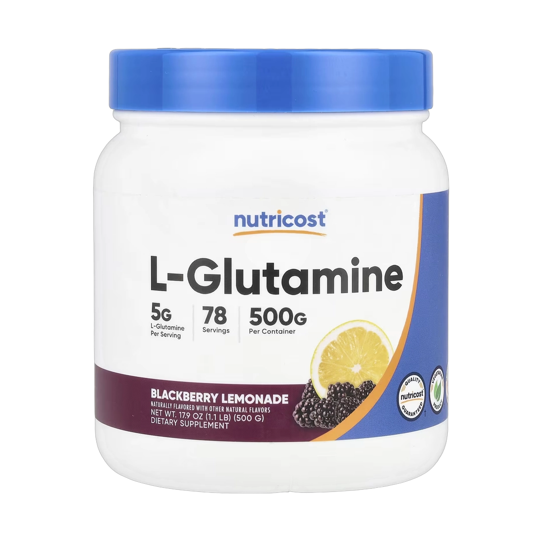 Nutricost, L-Glutamine, Blackberry Lemonade, 17.9 oz, 500 g