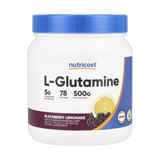 Nutricost, L-Glutamine, Blackberry Lemonade, 17.9 oz, 500 g