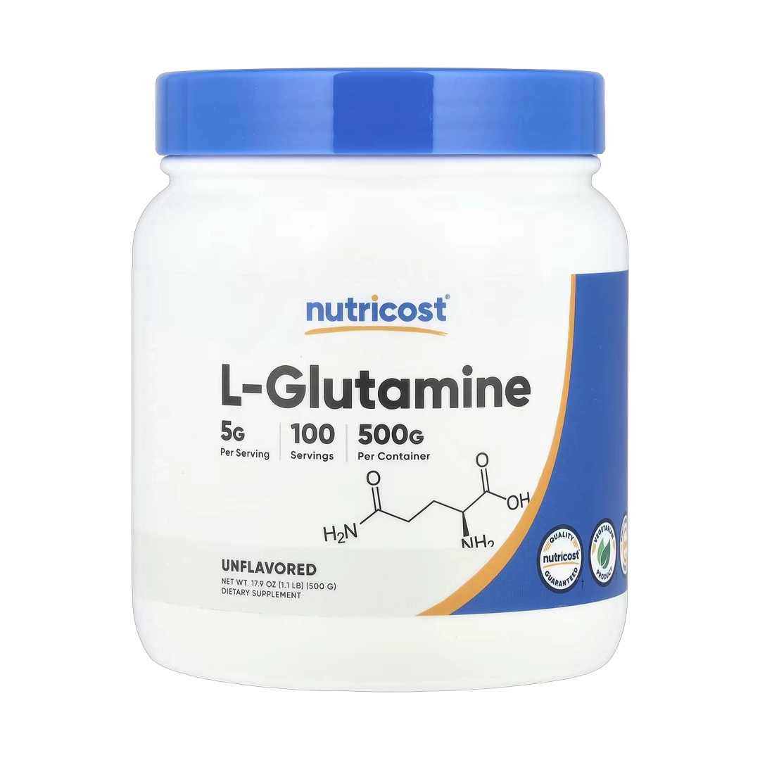 Nutricost, L-Glutamine, Unflavored, 17.9 oz, 500 g