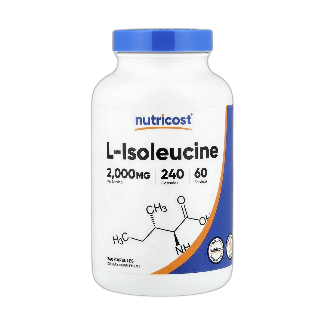 Nutricost, L-Isoleucine, 240 Capsules