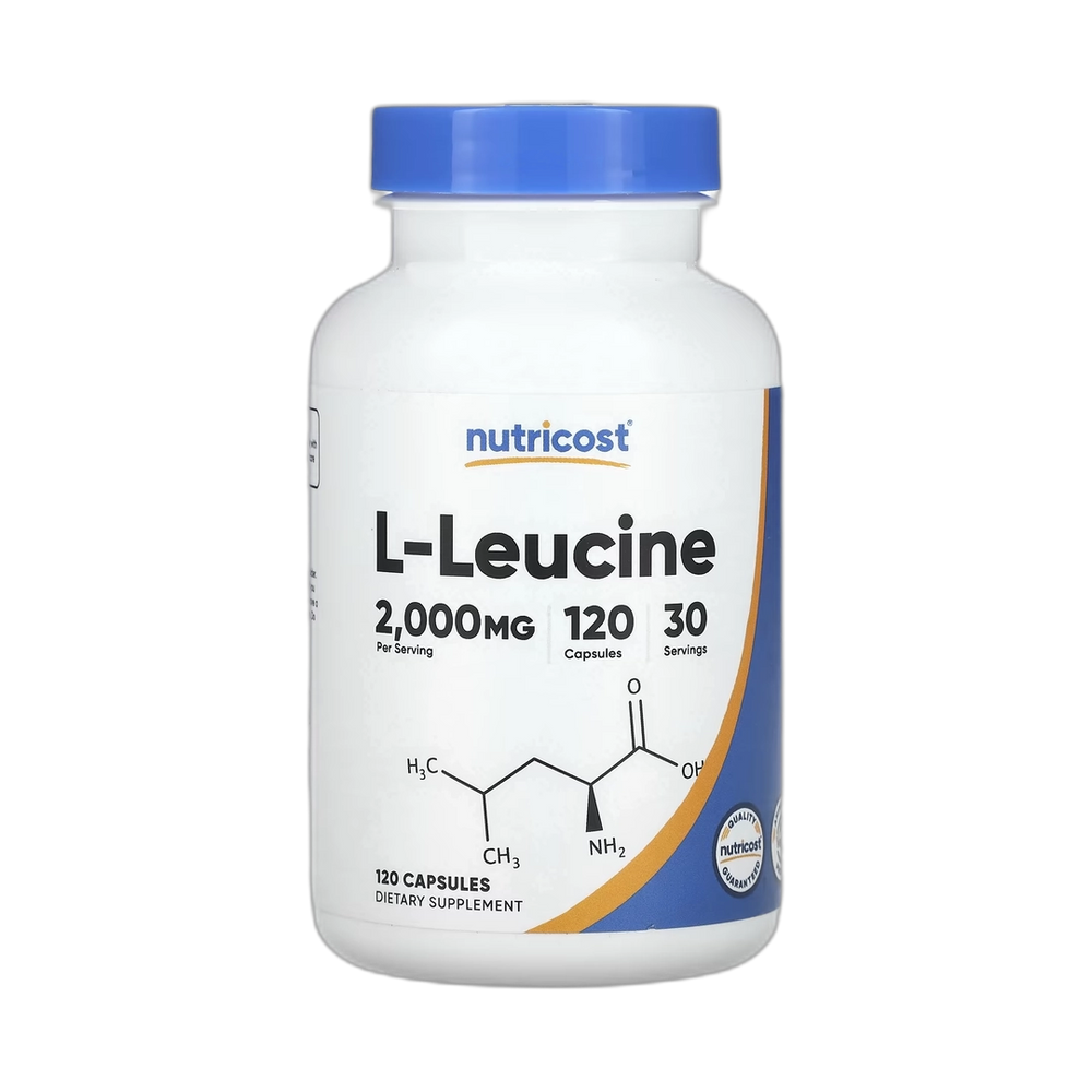 Nutricost, L-Leucine, 120 Capsules
