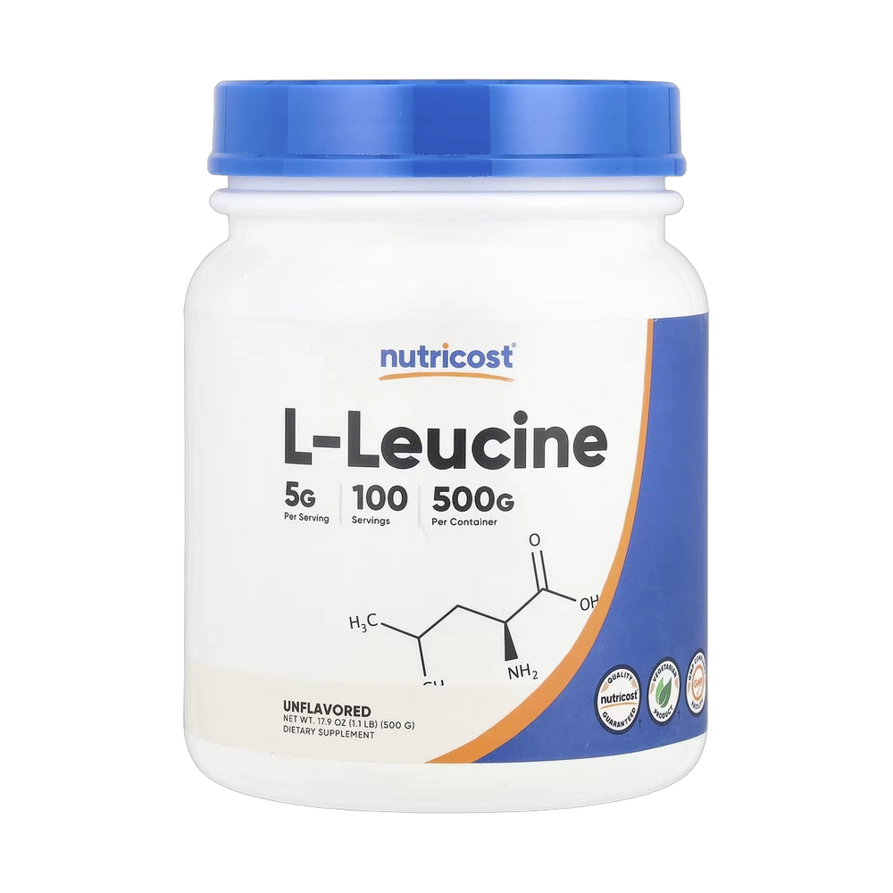 Nutricost, L-Leucine, Unflavored, 17.9 oz, 500 g