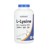 Nutricost, L-Lysine, 500 Capsules