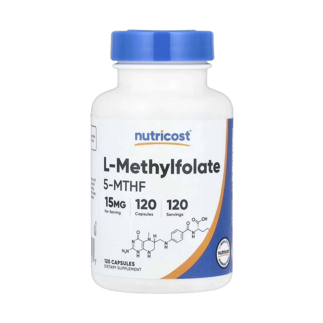 Nutricost, L-Methylfolate, 15 mg, 120 Capsules