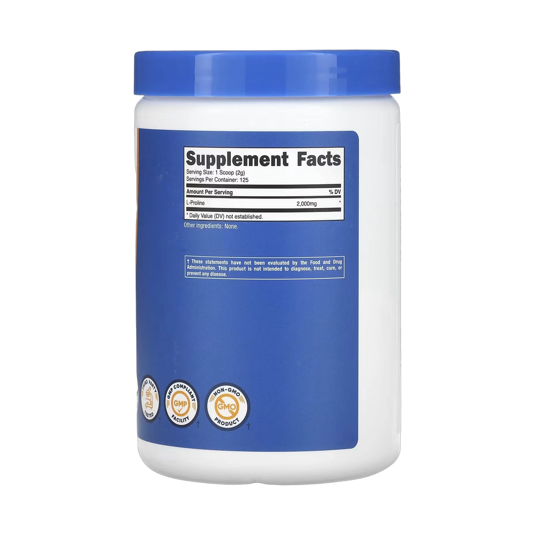Nutricost, L-Proline, Unflavored, 8.8 oz, 250 g
