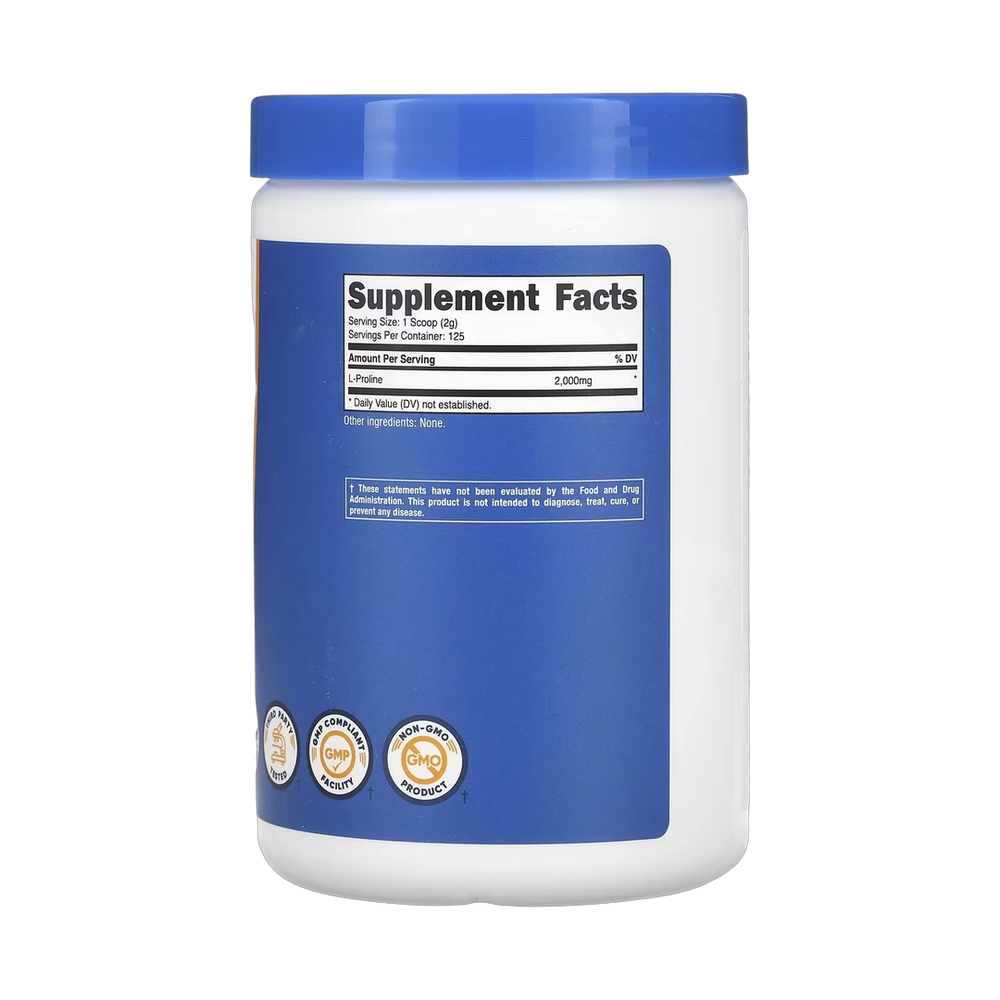 Nutricost, L-Proline, Unflavored, 8.8 oz, 250 g