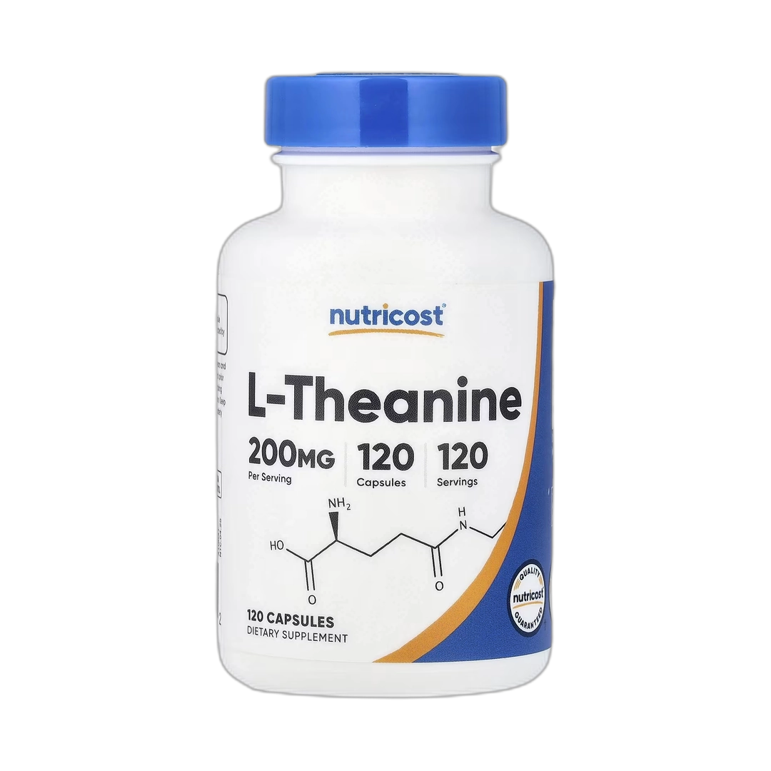 Nutricost, L-Theanine, 200 mg, 120 Capsules