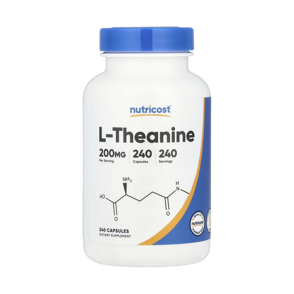 Nutricost, L-Theanine, 200 mg, 240 Capsules
