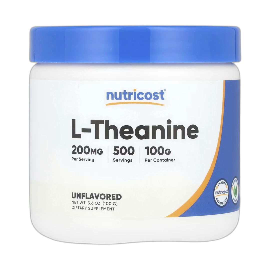 Nutricost, L-Theanine, Unflavored, 3.6 oz, 100 g