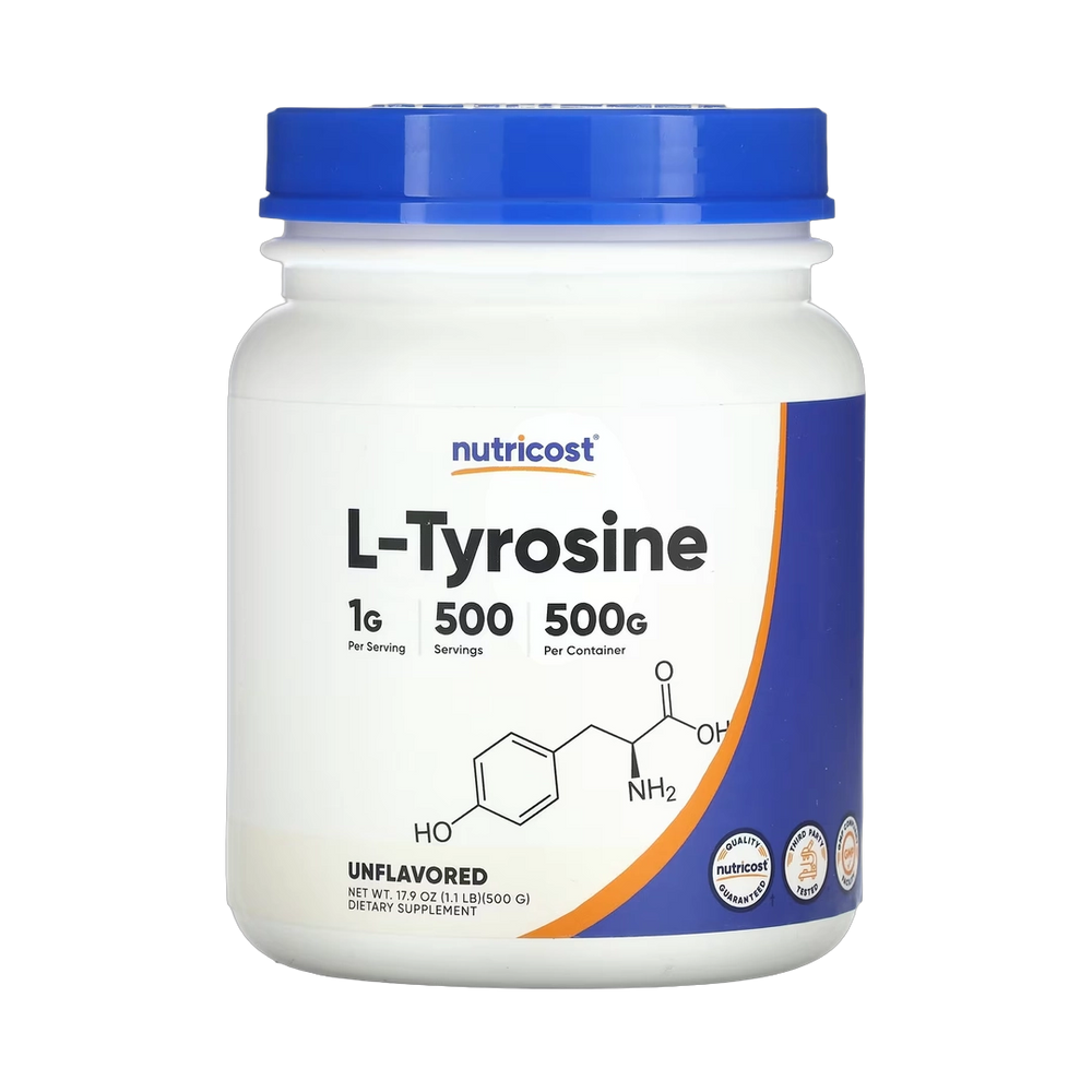 Nutricost, L-Tyrosine, Unflavored, 17.9 oz, 500 g