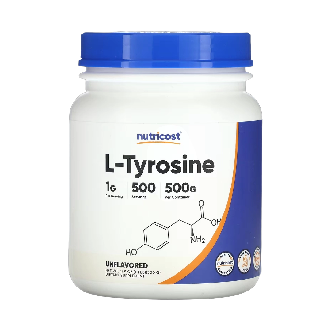 Nutricost, L-Tyrosine, Unflavored, 17.9 oz, 500 g