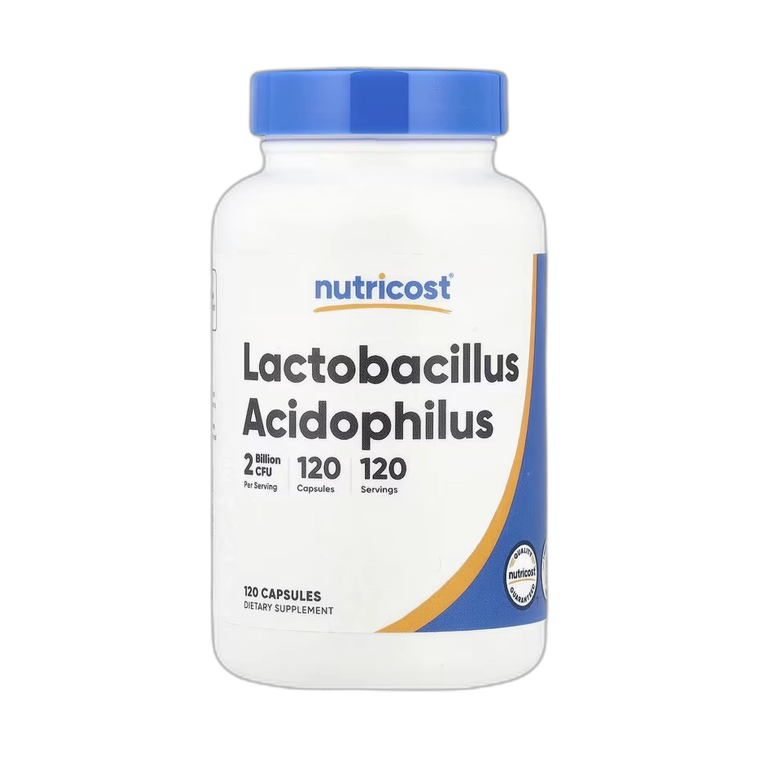 Nutricost, Lactobacillus Acidophilus, 50 mg (2 Billion CFU), 120 Capsules