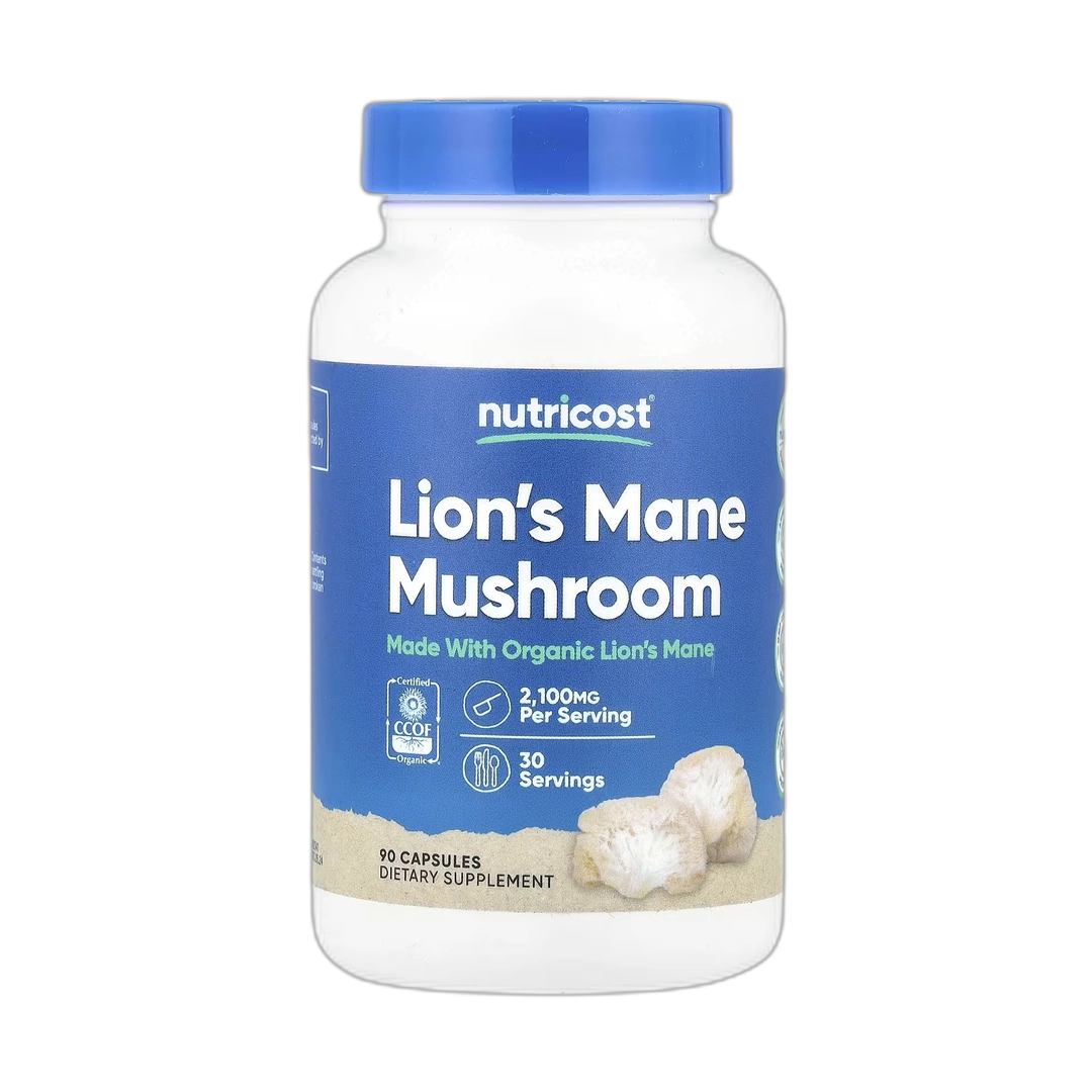 Nutricost, Lion's Mane Mushroom, 90 Capsules