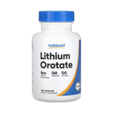 Nutricost, Lithium Orotate, 5 mg, 120 Capsules