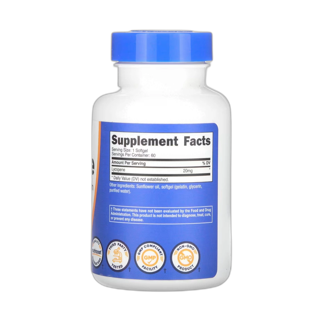 Nutricost, Lycopene, 20 mg , 60 Softgels