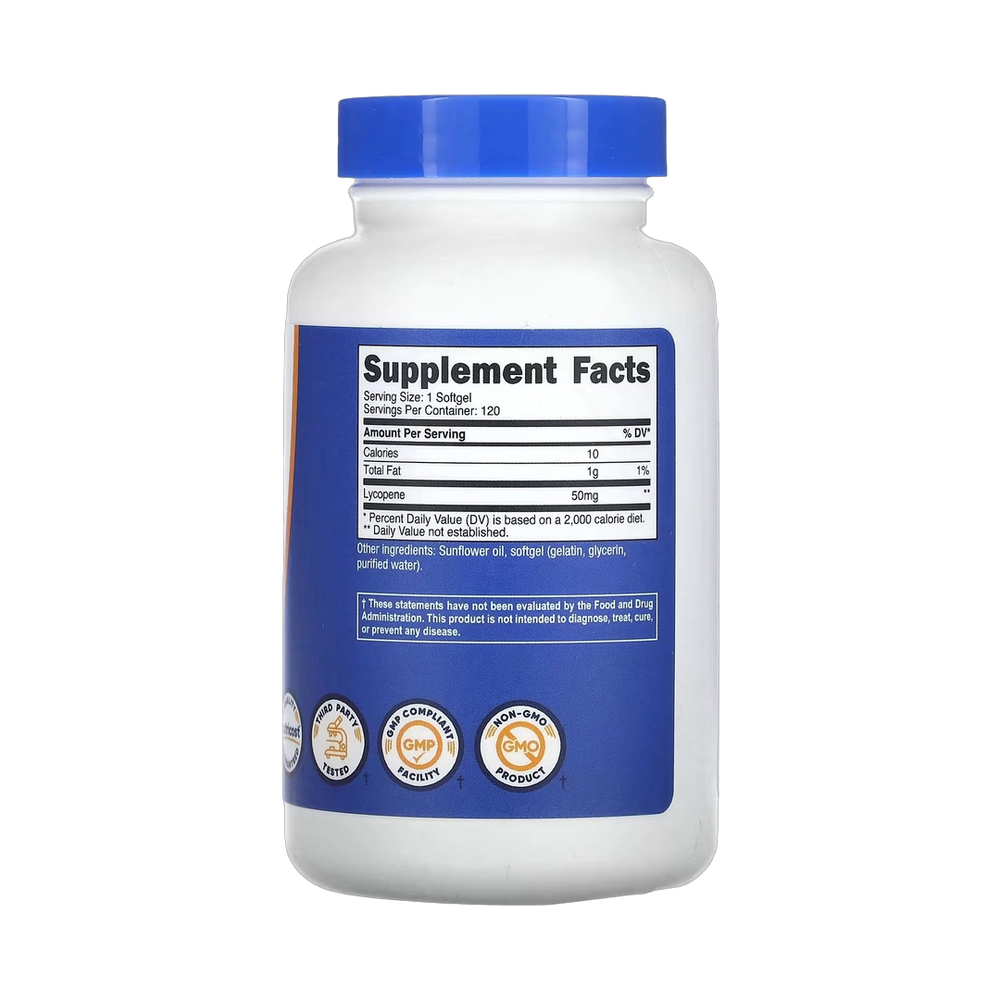 Nutricost, Lycopene, 50 mg, 120 Softgels