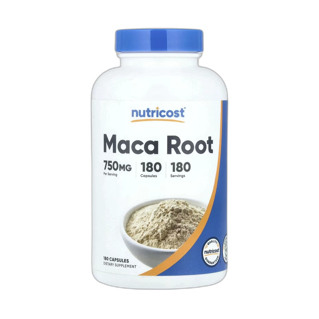 Nutricost, Maca Root, 750 mg, 180 Capsules