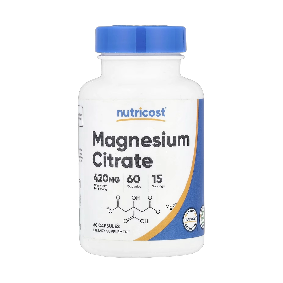 Nutricost, Magnesium Citrate, 60 Capsules
