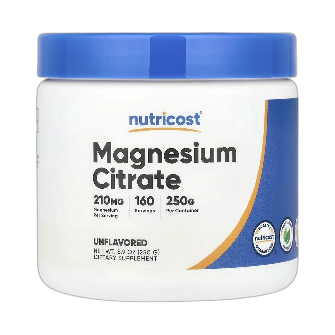 Nutricost, Magnesium Citrate, Unflavored, 8.9 oz, 250 g