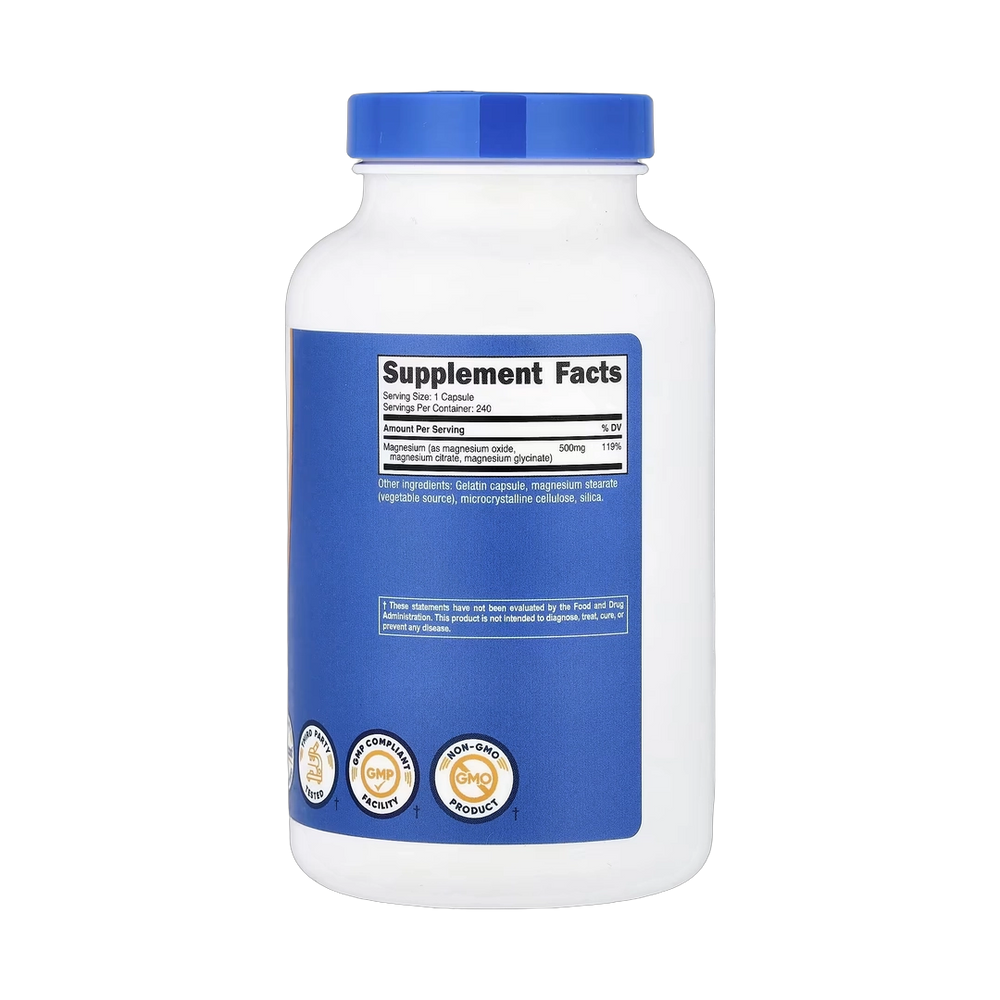 Nutricost, Magnesium Complex, 500 mg, 240 Capsules
