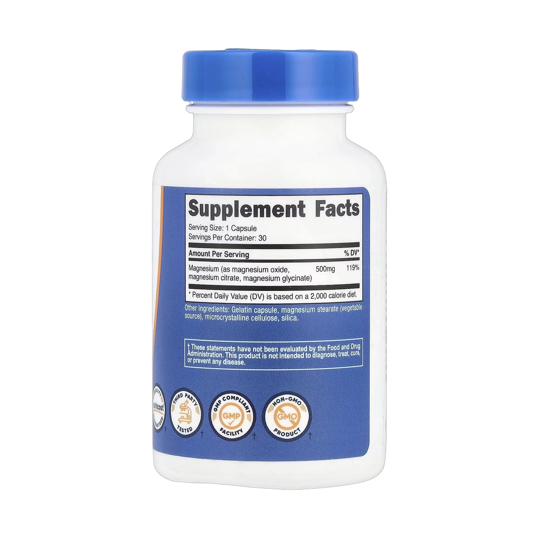 Nutricost, Magnesium Complex, 500 mg, 30 Capsules
