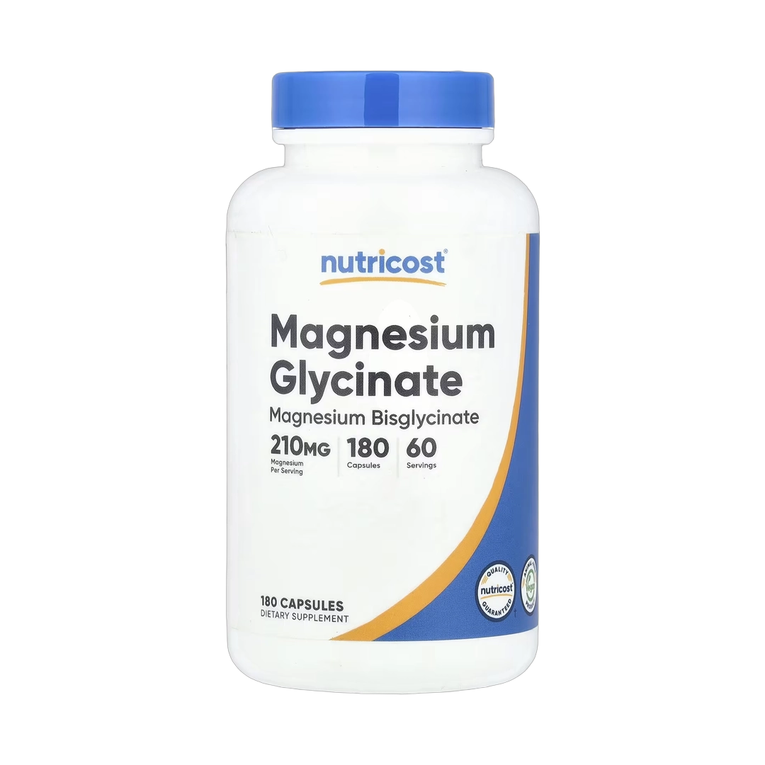 Nutricost, Magnesium Glycinate, 180 Capsules