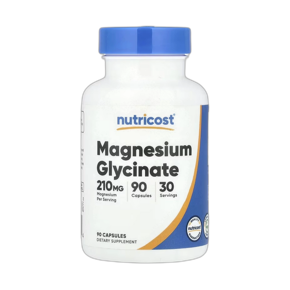 Nutricost, Magnesium Glycinate, 90 Capsules