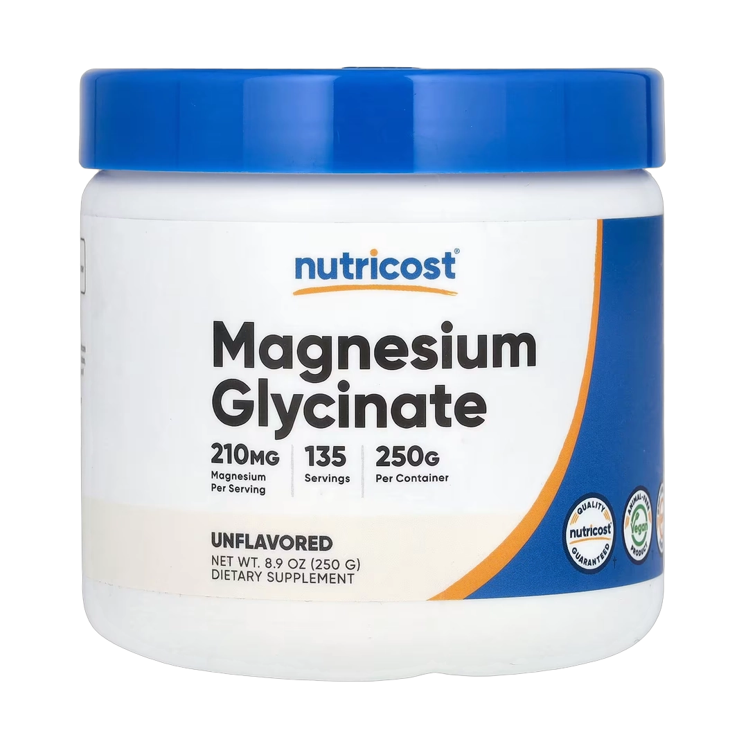 Nutricost, Magnesium Glycinate, Unflavored , 8.9 oz, 250 g