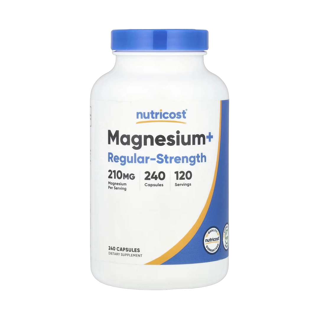 Nutricost, Magnesium+, Regular-Strength, 240 Capsules