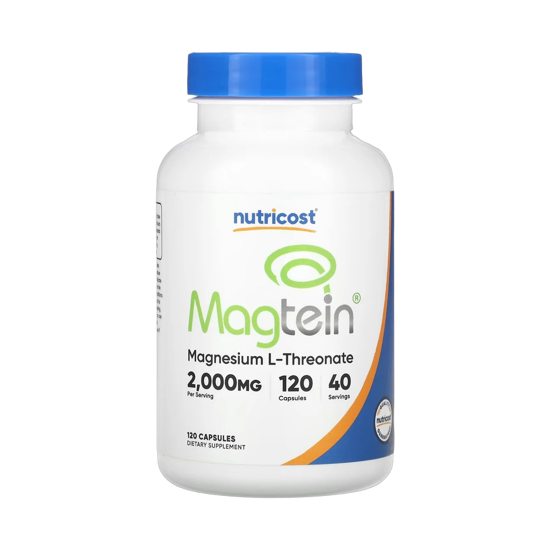 Nutricost, Magtein®, Magnesium L-Threonate, 120 Capsules
