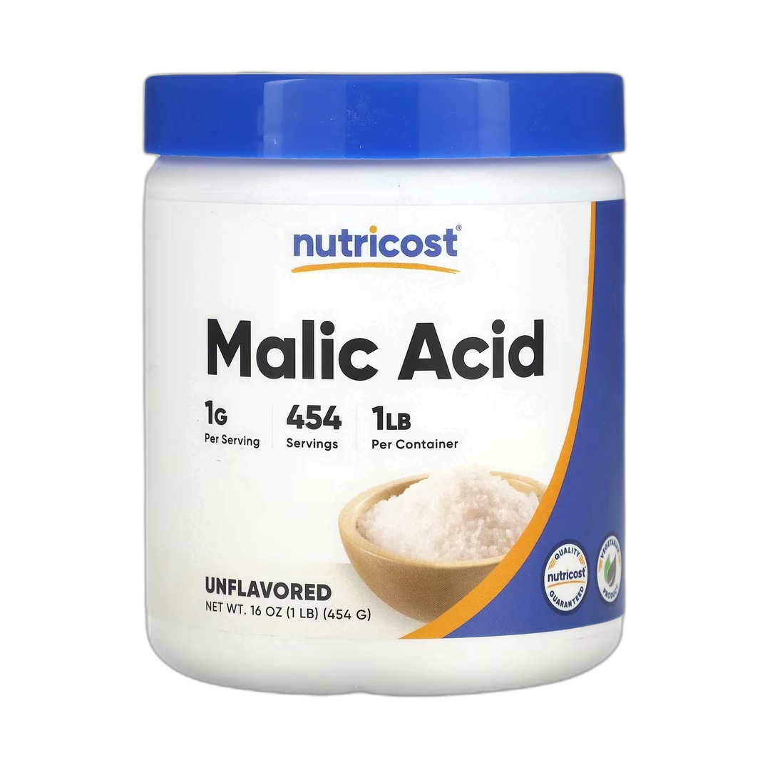 Nutricost, Malic Acid, Unflavored, 16 oz, 454 g