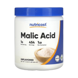 Nutricost, Malic Acid, Unflavored, 16 oz, 454 g