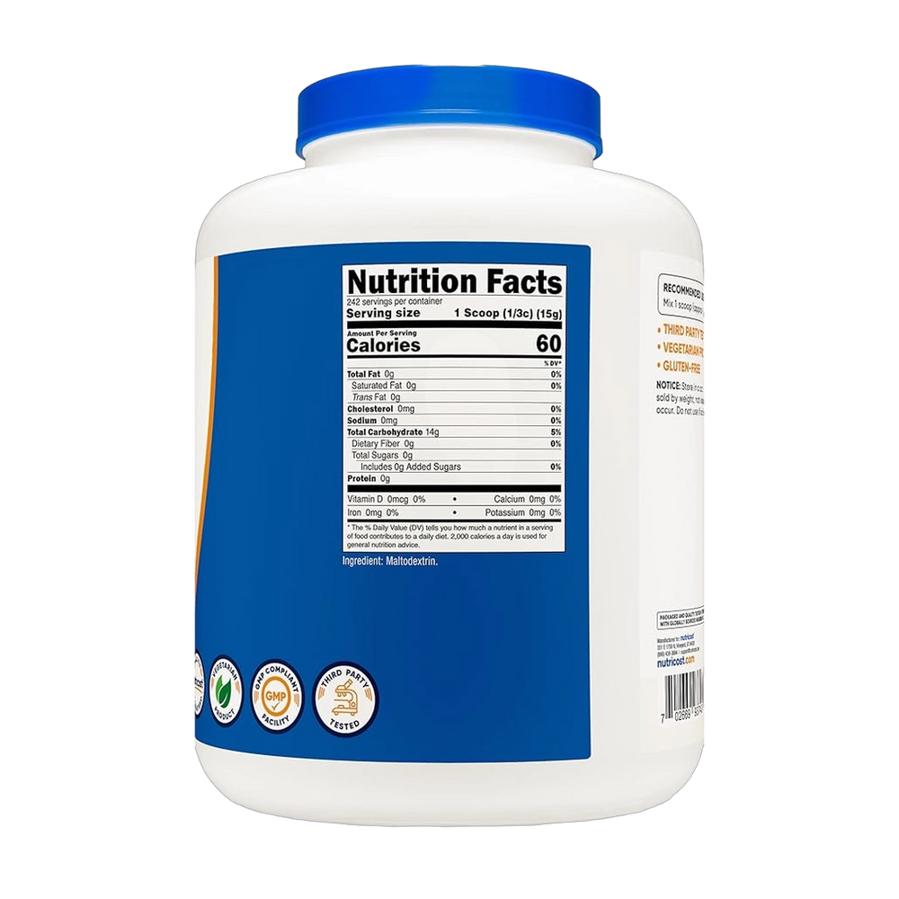 Nutricost, Maltodextrin, Unflavored, 8 lb