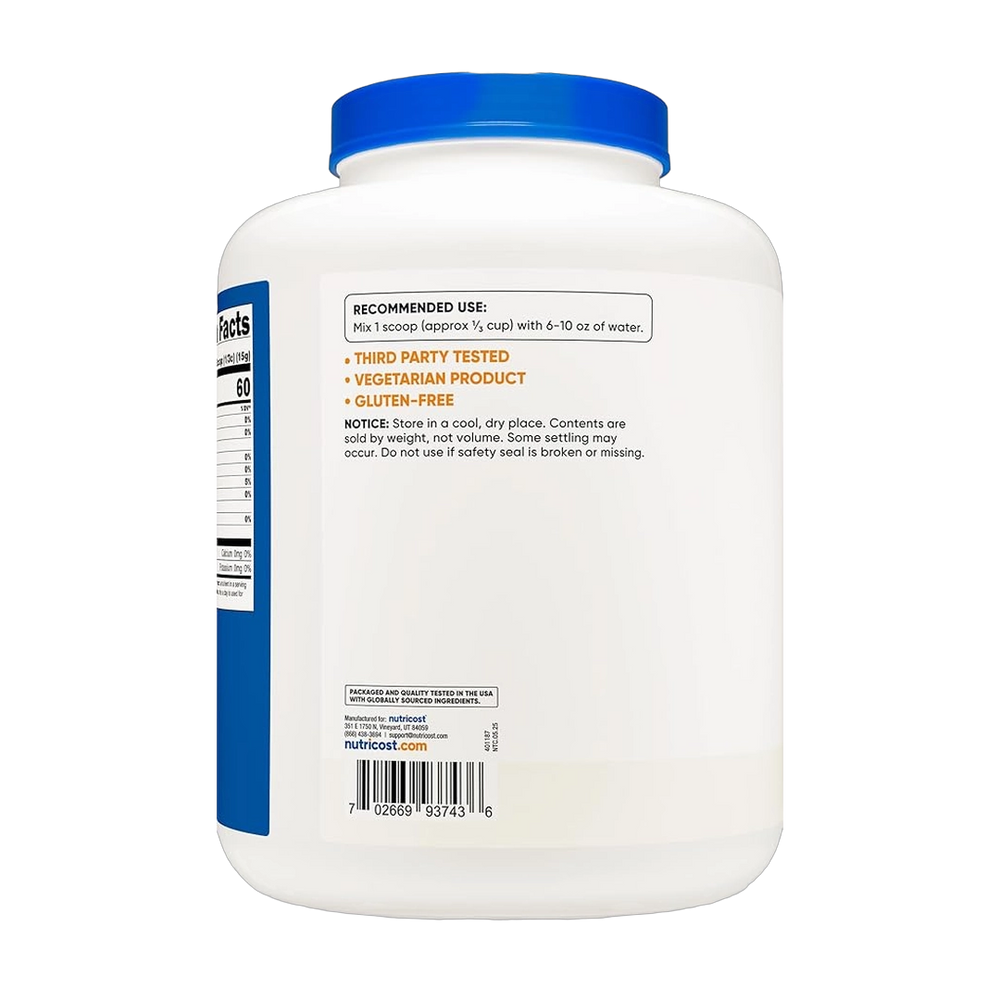 Nutricost, Maltodextrin, Unflavored, 8 lb