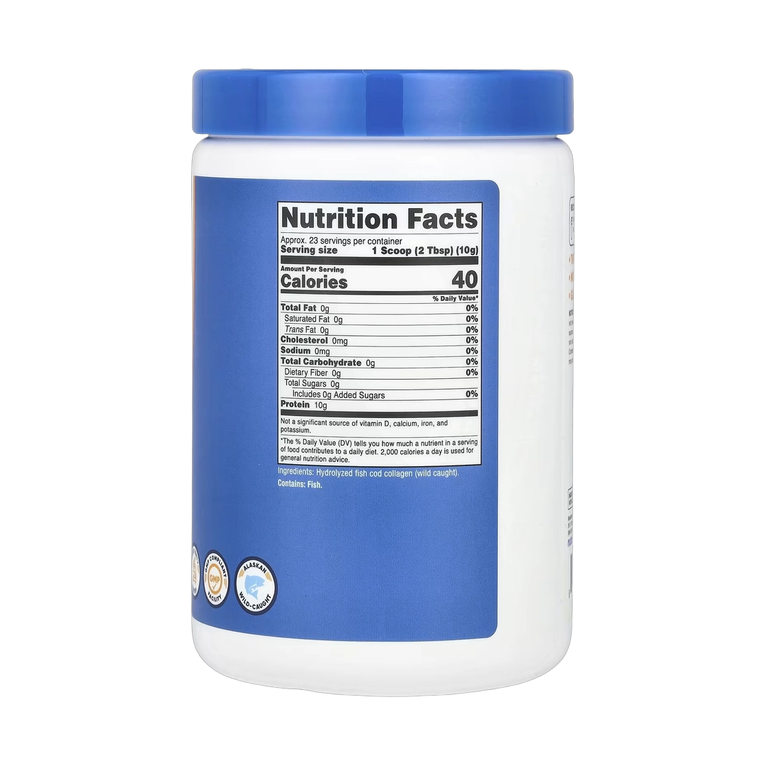 Nutricost, Marine Collagen From Wild-Caught Fish, Unflavored, 8.1 oz, 227 g