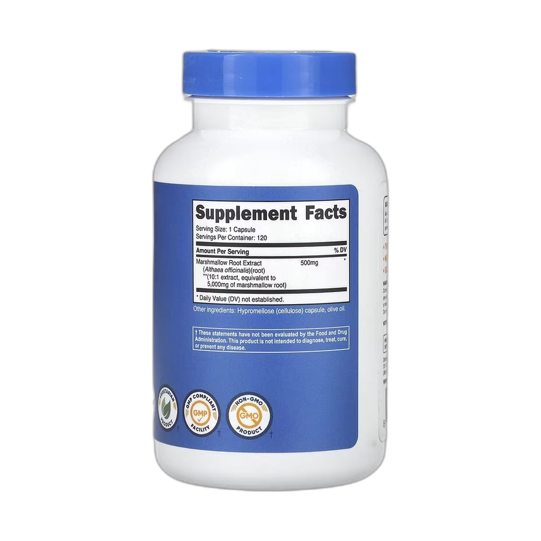 Nutricost, Marshmallow Root, 5,000 mg, 120 Capsules